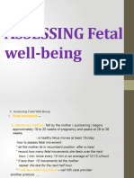 ASSESSING Fetal Well-Being