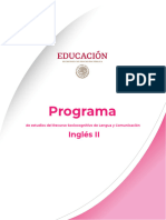 INGLES II Programa