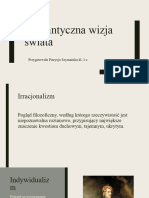 Romantyczna Wizja Świata