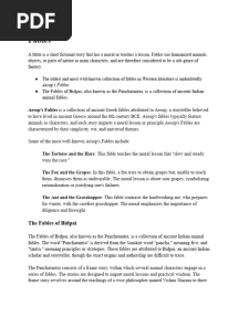 Fables of Bidpai
