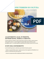 I Terreni Di Coltura: Allestimento Agar Nutriente, Distribuzione, Semina. Crescita