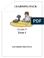Grade 09 Study Pack - English 01
