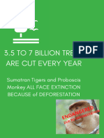 3.5 To 7 Billion Trees Are Cut Every Year