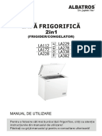 Manual de Utilizare Lada Frigorifica Albatros La228