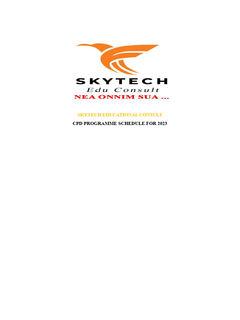 Pec Cpd Schedule 2024