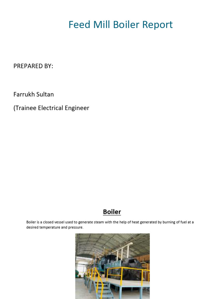 Feed Mill Boiler Efficiency Report | PDF | Boiler | Steam