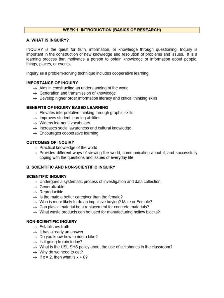 Research 1 | PDF | Qualitative Research | Basic Research