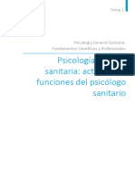 TODO Psicologiìa General Sanitaria. Fundamentos Cientiìficos y Profesionales Con Casos