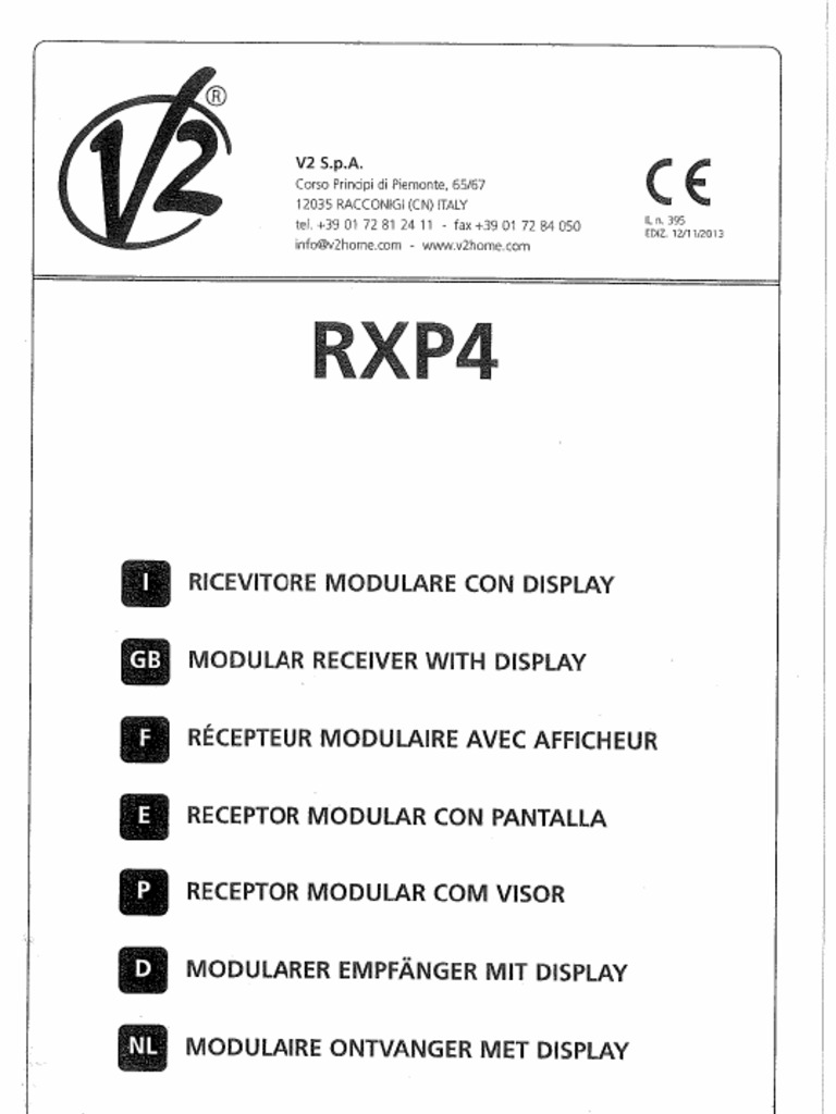 Recepteur RXP4 | PDF