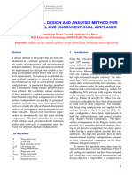 A Conceptual Design and Analysis Method For Conventional and Unconventional Airplanes