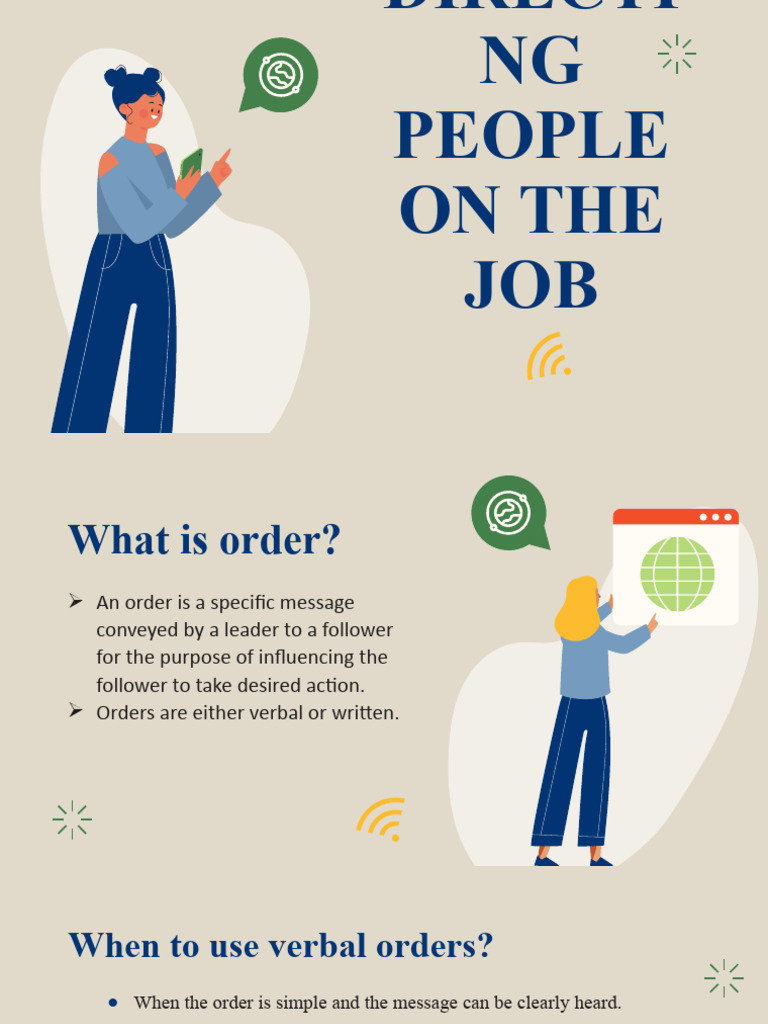 Directing People On The Job | PDF | Cognitive Science