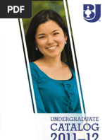 Bob Jones University 2011-2012 Catalog