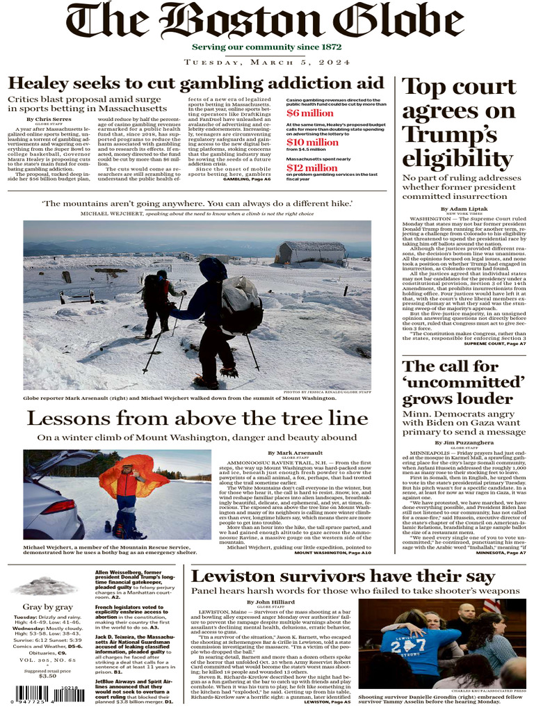 The Boston Globe - 5 March 2024 | PDF