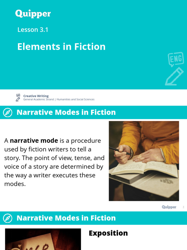 Understanding Narrative Modes in Fiction | PDF | Narration | Plot ...