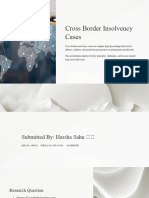 Cross Border Insolvency Cases