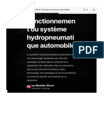 Fonctionnement Du Système Hydropneumatique Automobile - Gamma