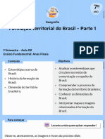 Formação Territorial Do Brasil - Parte 1: Geografia