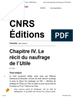 GUÉROUT Max - Tromelin - Chapitre IV - Le Récit Du Naufrage de L'utile - CNRS Éditions - 2015
