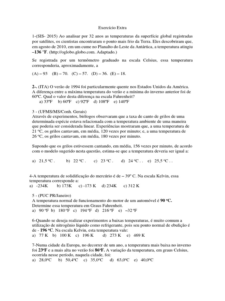 Verão Quente de 1994 nos EUA | PDF