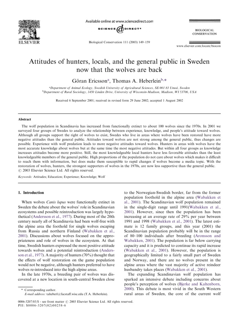 Attitude of Hunters | PDF