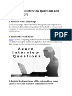 Azure Interview Questions and Answers