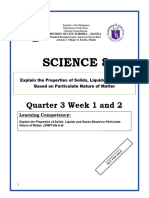 Science 8: Quarter 3 Week 1 and 2