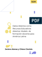 Datos Abiertos Como Recursos Educativos Abiertos - Modelo de Formación Docente para América Latina