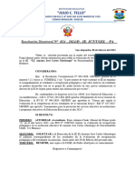 Resolución Directoral - AUTORIZACIÓN