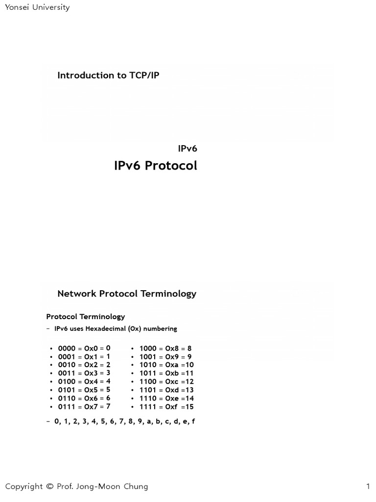 2.6 IPv6 | PDF