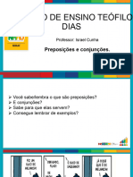 Preposições e Conjunções.