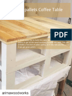 DIY Tutorial Pallets Coffee Table 1001pallets