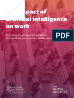 Royal British - Evidence Synthesis The Impact of AI On Work
