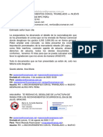 Re ++inconvenientes Con El Translado ++ Nuevo Despacho Alteo RPC Peru