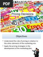 Pricing Decisions