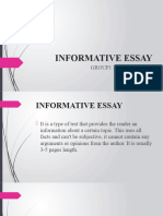 Informative Essay