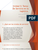 Actividad 3 Tarea Niveles de Servicio en La Logística.