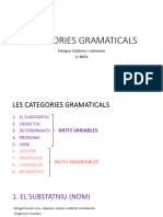 Categories Gramaticlas