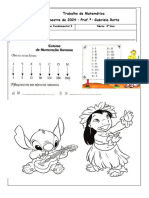 Trabalho de Matemática (1º Bimestre)