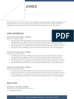 Resume Template Kathrine