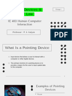 Group - 1 - Pointing Devices and Fitts Law