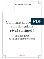 Edilivre Comment Provoquer Et Maintenir Le Reveil Spirituel Poete de L Et Preview