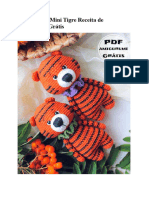 PDF Croche Mini Tigre Receita de Amigurumi Gratis