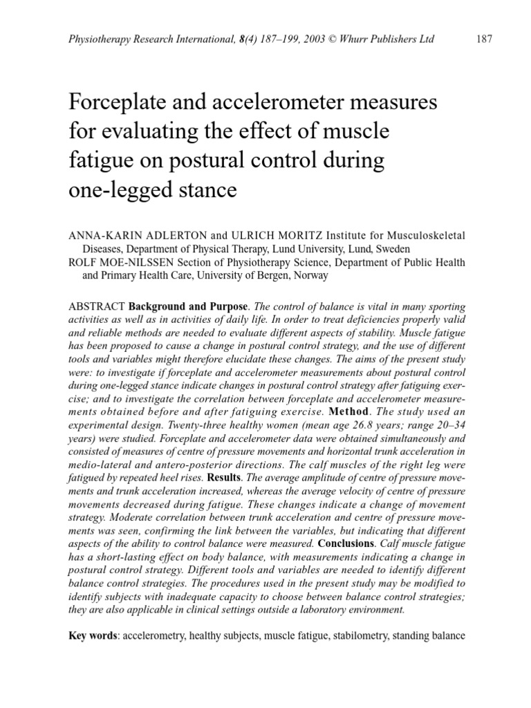 Adlerton Et Al. - 2003 - Forceplate and Accelerometer Measures For ...