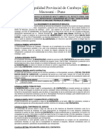 Contratación de Servicio de Revision de Impacto Ambiental Del Proyecto Corani