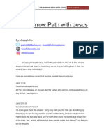 The Narrow Path With Jesus