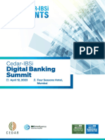 Cedar-IBSi Digital Banking Summit - Mumbai Agenda Brochure v5