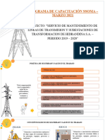 Programa de Capacitación Seguridad y Salud en El Trabajo