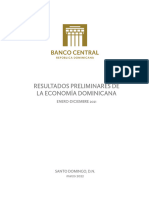 Resultados Preliminares de La Economia Dominicana Ene - Dic 2021