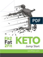 KETO Jump Start Shopping List 2018