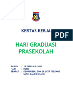 Kertas Kerja Hari Graduasi Prasekolah 2022